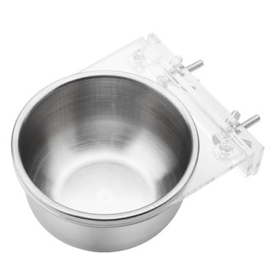 Mangeoire Eau Nourriture Cage Oiseau Support Perroquet Perruche Accessoires Cage