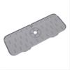 Splash-Proof Silicone Kitchen Faucet Drain Pad - Short Vertical Stripes Storage Pad for Sink Cleaning