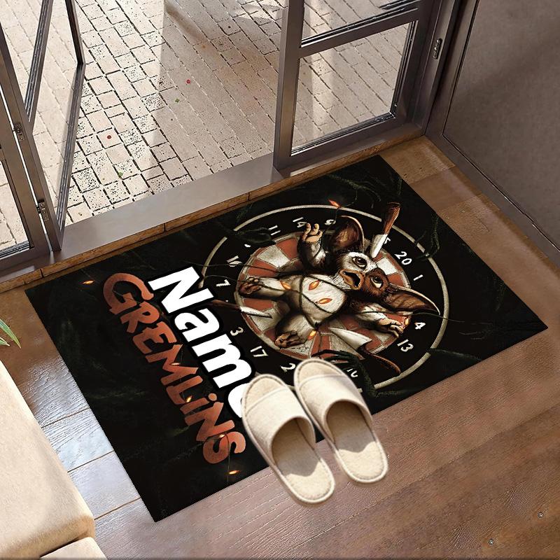 Custom Name Personalized Gizmo Print Carpet, Versatile Home Decor Rug, for Playroom, Apartment, Balcony, Entryway, Hallway Gift