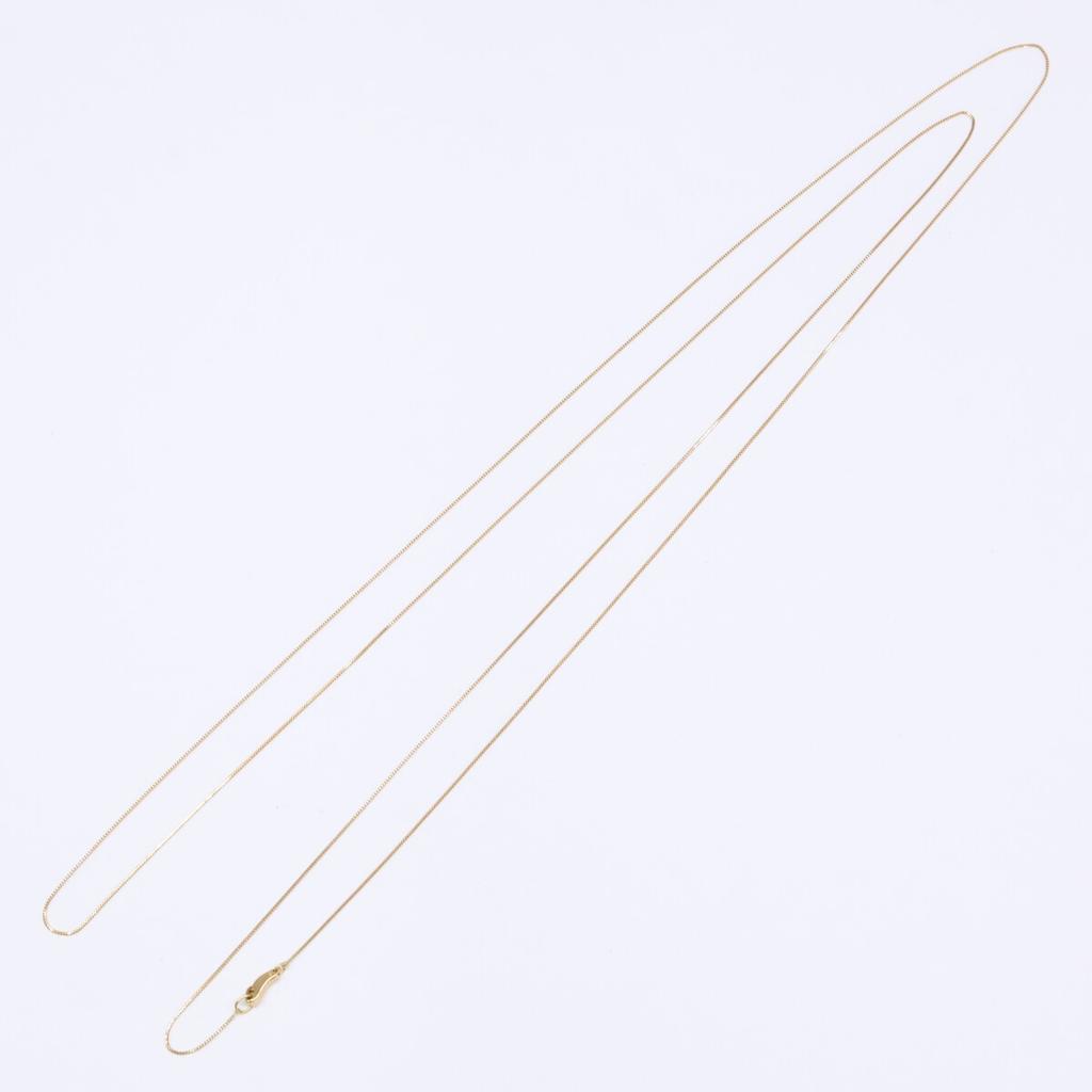 GIGI [Beautiful Condition] K18 Long Chain Necklace Yellow GoldUsed