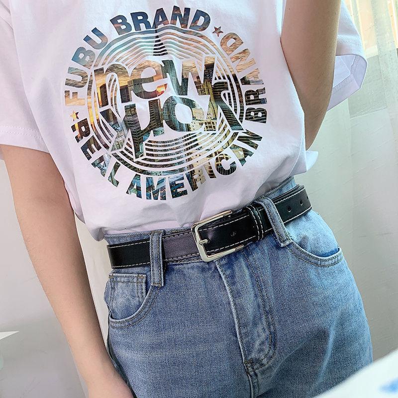 Stylish Womens Denim Pants With Versatile Waist Belt For Trendy Summer Fashion