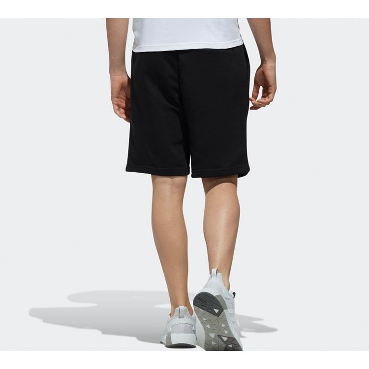 Adidas Neo Side Large Logo Casual Sports Shorts Men Shorts Black DW8032