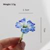 Handmade Glass Mini Flower Ornament Art Glass Artificial Flower With Small Vase Tabletop Decoration For Home Desktop Gift