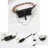 Punk Style Belt For Women With Pu Material And Adjustable Pin Buckle For Fashionable Streetwear