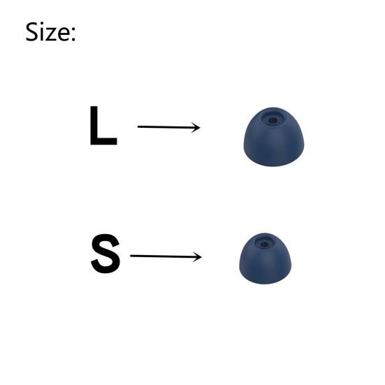 3 páry nástavců do uší Pohodlná redukce hluku Neklouzavá silikonová sluchátka do uší Náhradní nástavce do uší pro Samsung Galaxy Buds 2