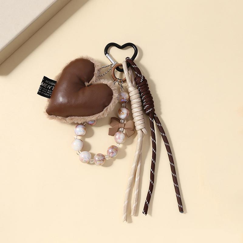

Cute Heart Shape Mini Backpack Hanging Handbag Pendant Bag Pendant Bags Accessories one size