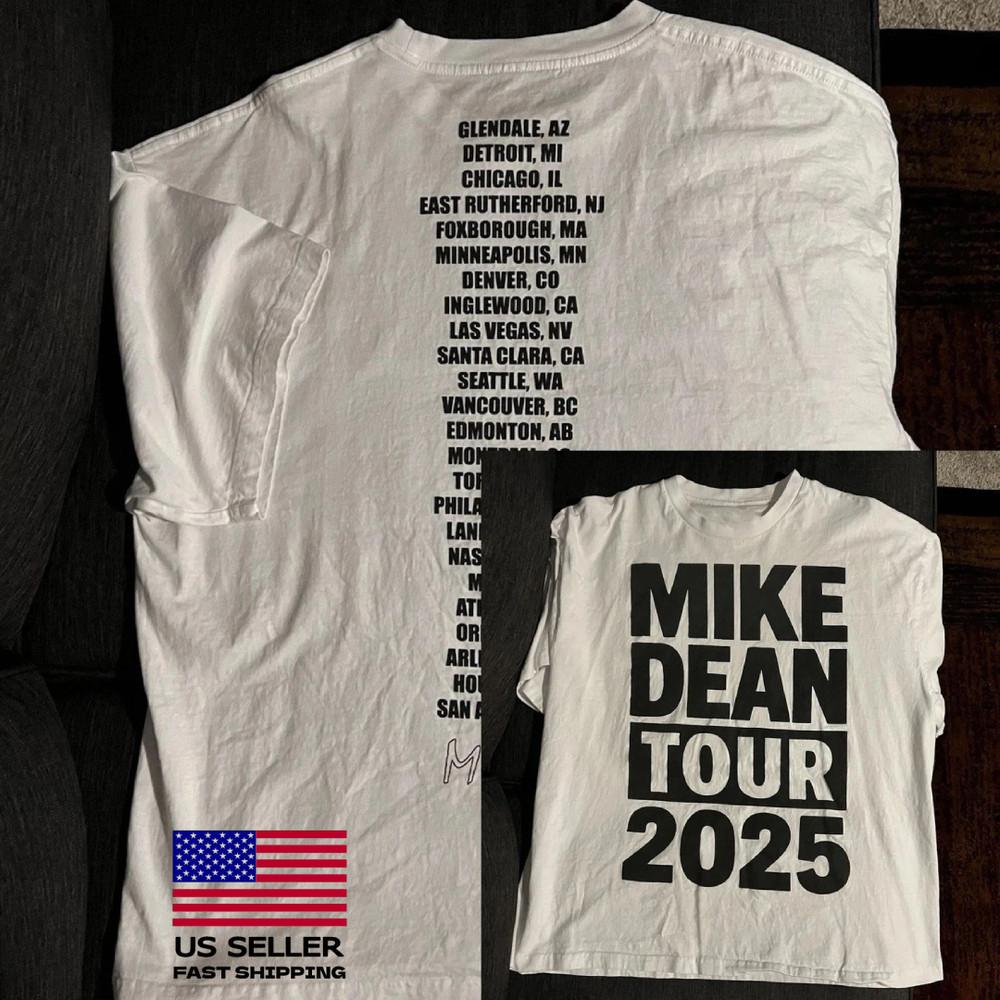 Новая футболка с графикой Mike Dean Tour 2025 The Weeknd 2025 Tour репринт AN54853 Унисекс футболка L