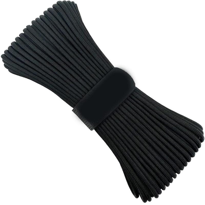 Paracord Rope Tent Cord Clothesline Rope, 7 Strand Parachute Cord Survival Cord 98ft Paracord Tent Rope Tent Paracord
