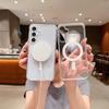 Geeignet für Samsung S25EDGE Transparente Magnetische Handyhülle S24ULTRA Acryl Hochtransparent Schutzhülle A56