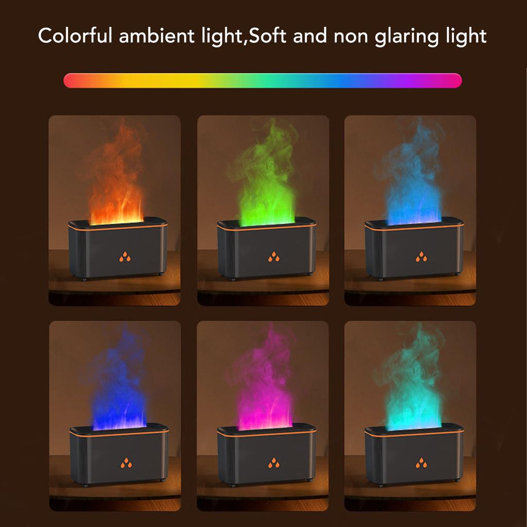 Essential Oil Diffuser 7 Color Light Quiet Multifunctional Desktop Humidifier 160ml Capacity for Yoga Studios Gaming Room
