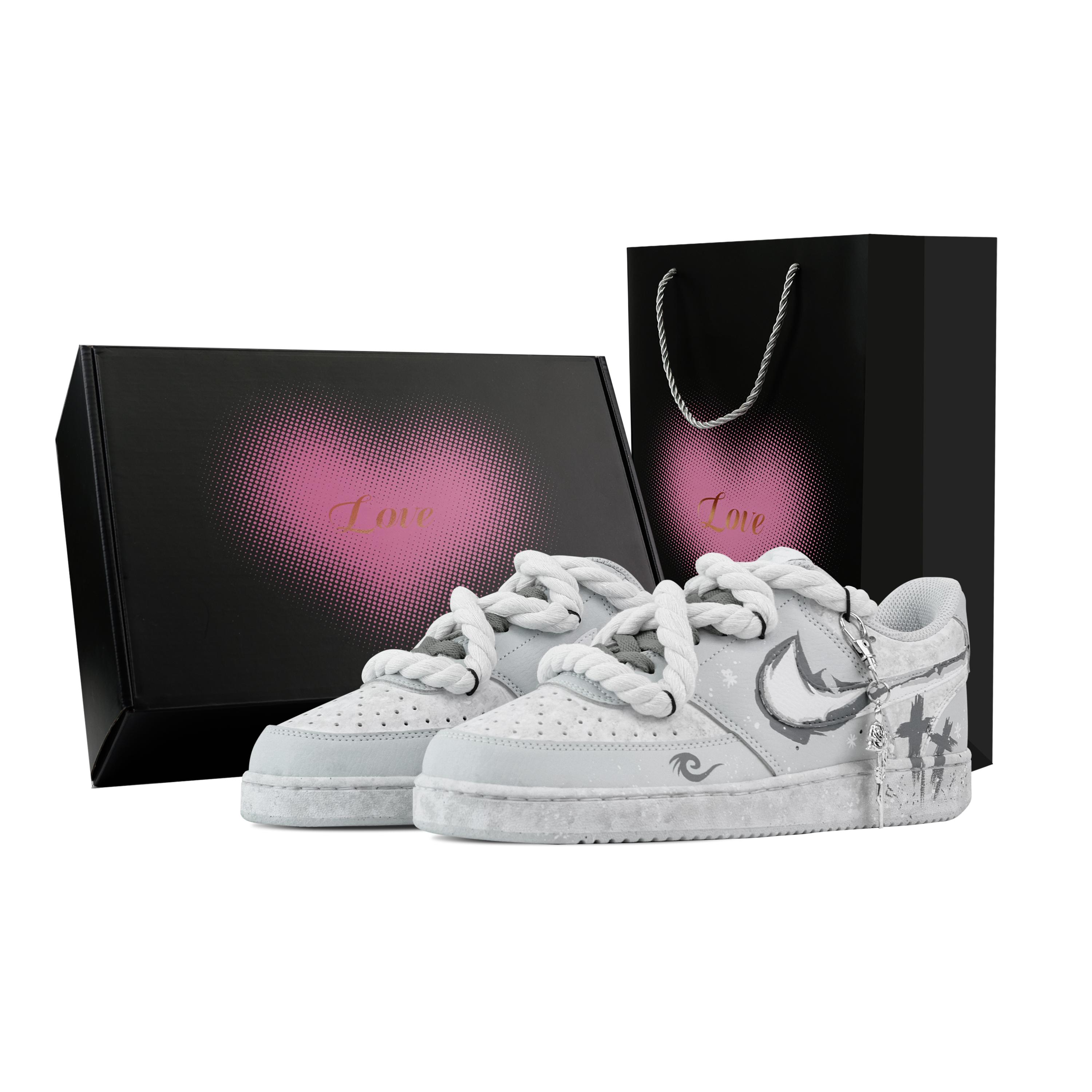 

Nike Yin Biling, Heart Box Abrasion Resistant Slip Resistant Low top Skateboard Shoes Men s HM9862-002(Team773- -) 44.5