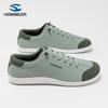 HOBIBEAR Leather Barefoot Shoes Lightweight Wide Toe Box Zero Drop Slip-on Shoes for men&Women