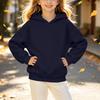 Unisex Kids Long Sleeve Hoodie for Boys and Girls Color Casual Comfortable Pullover