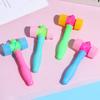 10 Stück Kinder BB Hammer Quietschhammer Spielzeug Plastik Klopfhammer Bunter Pädagogischer Hammer