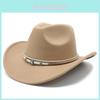 Vintage Cowboyhoed Met Brede Rand Voor Mannen Vrouwen Zonbescherming En Ademend Vermogen
