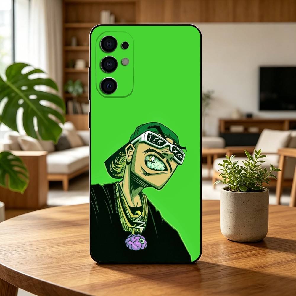 Singer Feid Ferxxo SlXDO  Phone Case For Samsung S25,S24,S21,S22,S23,S30,Ultra,S20,Plus,Fe,Soft Silicone Black Cover