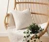 1 Stück Herbst Gestreift Quadratisch Heimdeko Kissenbezug Boho Weich Blasenpartikel Cord Kissenbezug für Sofa Stuhl Wohnzimmer