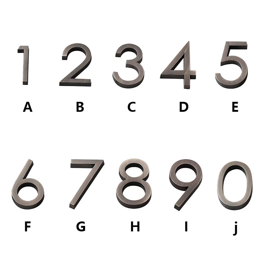 Hotel Plastic 3D Entrance Door Signs Building Indoor Address Plaques Plates Meeting Room Numeral Household Accessories