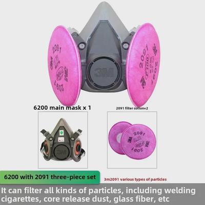 3M 6200 P100 Respirator for Chemicals, Dust, and Spray Paint