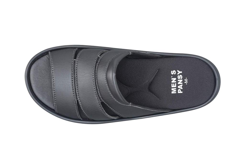 Pansy 6050 Lightweight Soft Sandals for the Size Black Office, Men's, M,