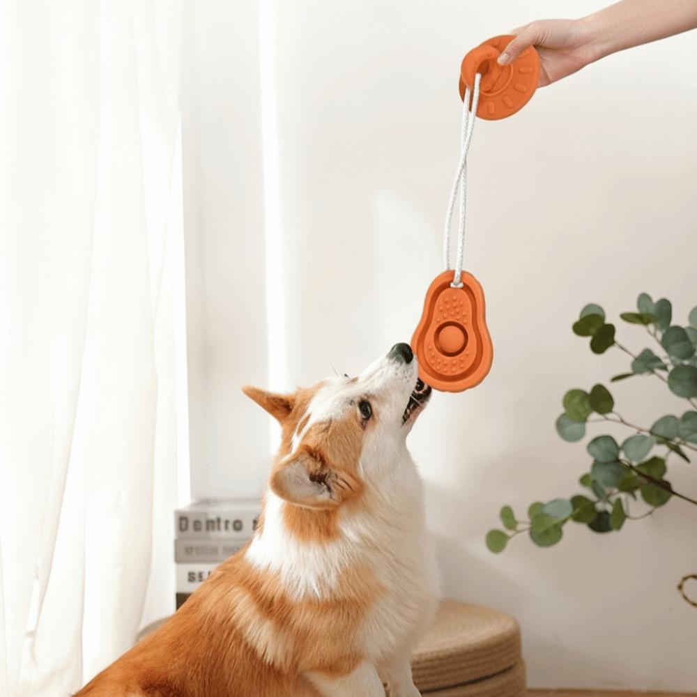Teeth Cleaning Dog Suction Cup Toys Bite-Resistant Pet Interactive Toy  Relaxing