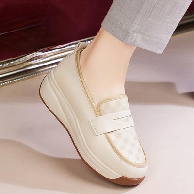 New Women Shoes Fashion Design Soft Sole Wedges Casual Shoes Comfort Increase Thick Sole Shoes for Women Zapatos De Mujer