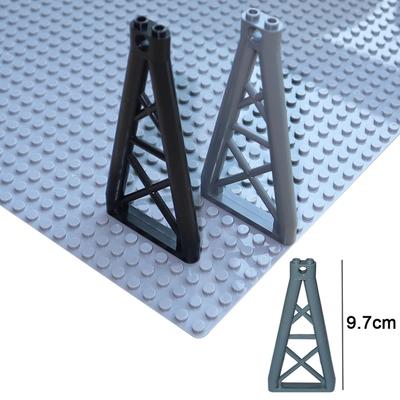 Non-Toxic Support 1X6X10 Girder Triangular Building Blocksmoc Parts Assemble Particles Diy Bricks Compatible With 64449 Toys For Children