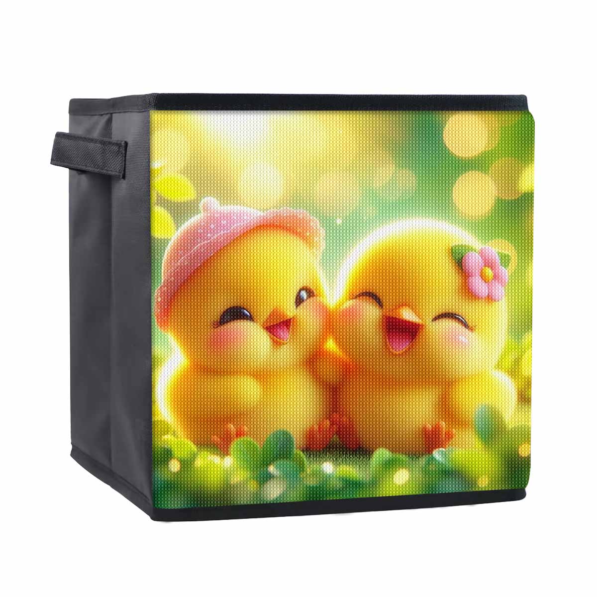 

Счастливый маленький утенок 5D Алмазная живопись Корзина для хранения Полная круглая выкладка Мозаика Алмазная вышивка Наборы для вышивания крестом Домашний декор Домашний декор 25cmx25cm