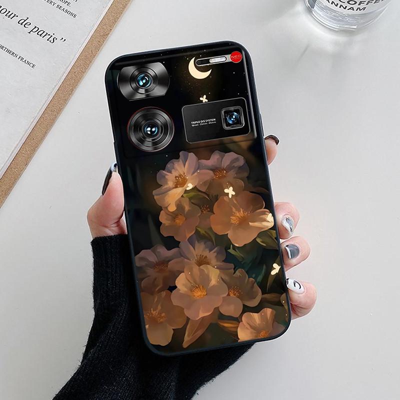 Case For nubia Z60 Ultra Black Matte Soft Silicon Phone For Nubia Z60 Ultra 5G NX721J Cover Coque Protective shell Z60Ultra