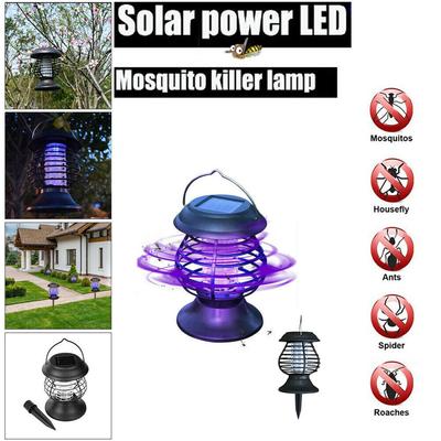 Solar LED Light Mosquito Zapper Insect  Light Garden Electric Mosquito Light Household Light Wave Mosquito Trap Mosquito Light