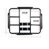 Food Delivery Box Rack Rear Grille 80kg Loading Seamless Steel Tube Universal for Motorcycle Electric Bicycle