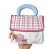 Korean Style Dopamine Mini Handheld Makeup Bag: Stylish, Multi-layer Portable Travel Toiletry Organizer