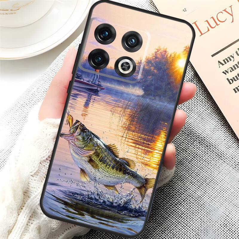 Fishing Painting Cover For OnePlus 13R 15 13 13T 12 12R 10T 11 10 Pro OnePlus Nord 5 CE 3 4 Lite N20 N30 Case