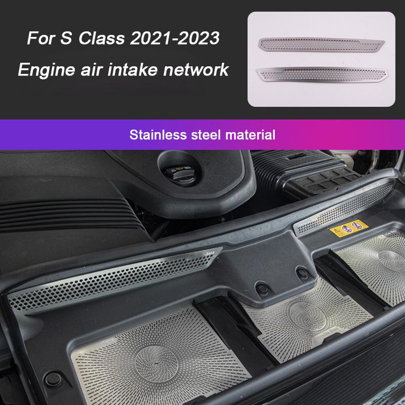 For Mercedes Benz S-Class V223 W223   , Under The Seat Air Outlet Mask Central Control Horn Cover Interior Accessory