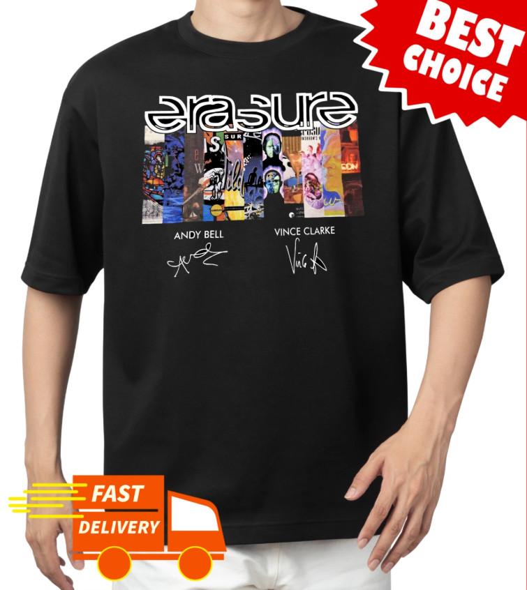 Erasure Concert Tour Band Collection Tshirt S5XL Unisex T-Shirt XL