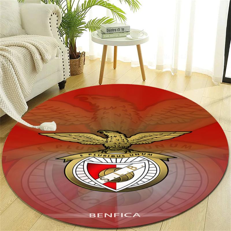 Personalized B-Benfica Round Chair Office Rug - Perfect for Mat, Office Chair & More - Ideal Gift for Birthdays and Holidays