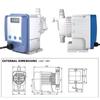 Electromagnetic Diaphragm Metering Pump 1-20L/H Dosing Pump for Acidic Chemicals Chlorine Water Treatment Precision Dosing Pump