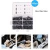 80-160 Pcs Black Rubber Vacuum Dust For Caps- Assortment Kit For Car Carburetor Valves And Ports, Mixed Sizes, Dust Seal