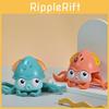 Cute Octopus Water Land Dual-use Pull Line Bath Toy For Boys And Girls Infant Bathroom Plaything