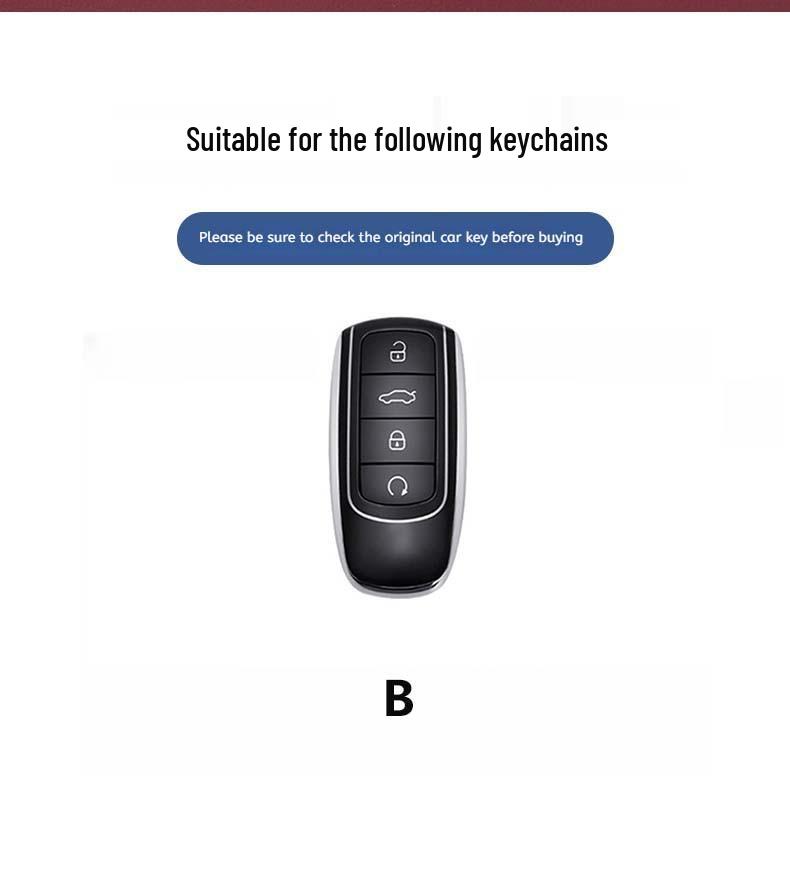 Chery Tiggo 8 Plus/8 Pro/7 Plus Kunpeng Arrizo Key Shell Case with Buckle Chain