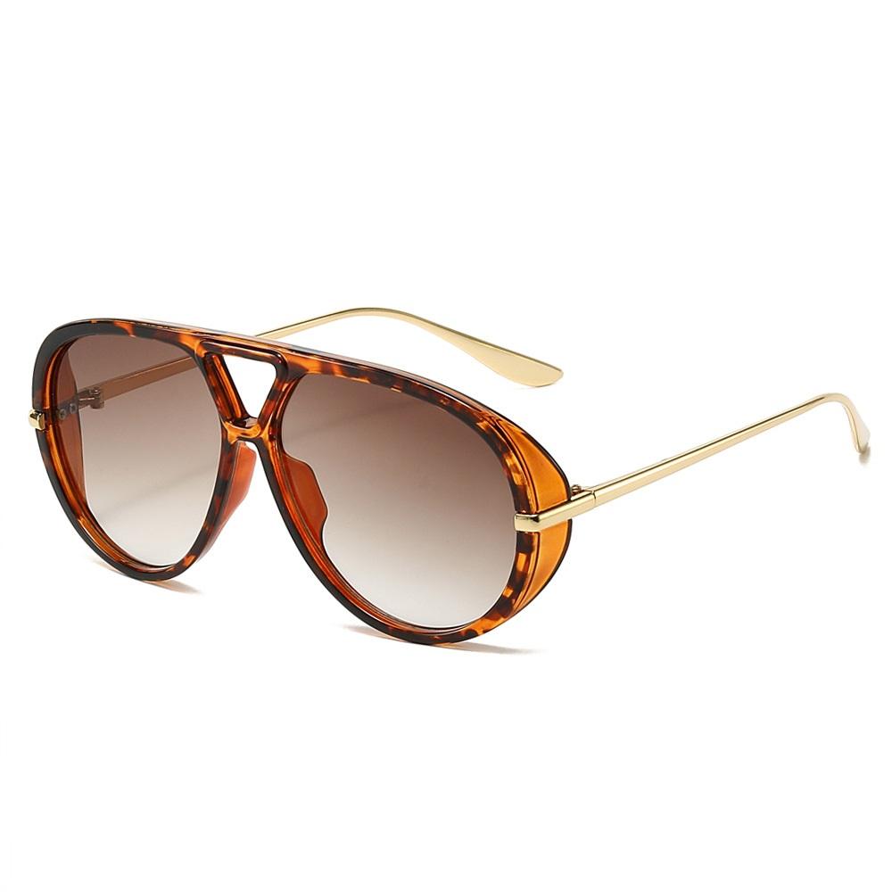 Fashion Brand Women'S Glasses Pilot Trend Shades For Men Luxury Oval Sunglasses Males Outdoor Black Vintage Eyewear Uv400