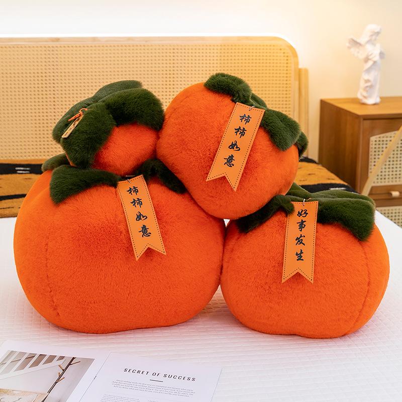 Gute Dinge passieren Kaki Puppe Kissen großes Kaki Ruyi Plüschtier Umzug neue Hausdekoration Ornament Geschenk