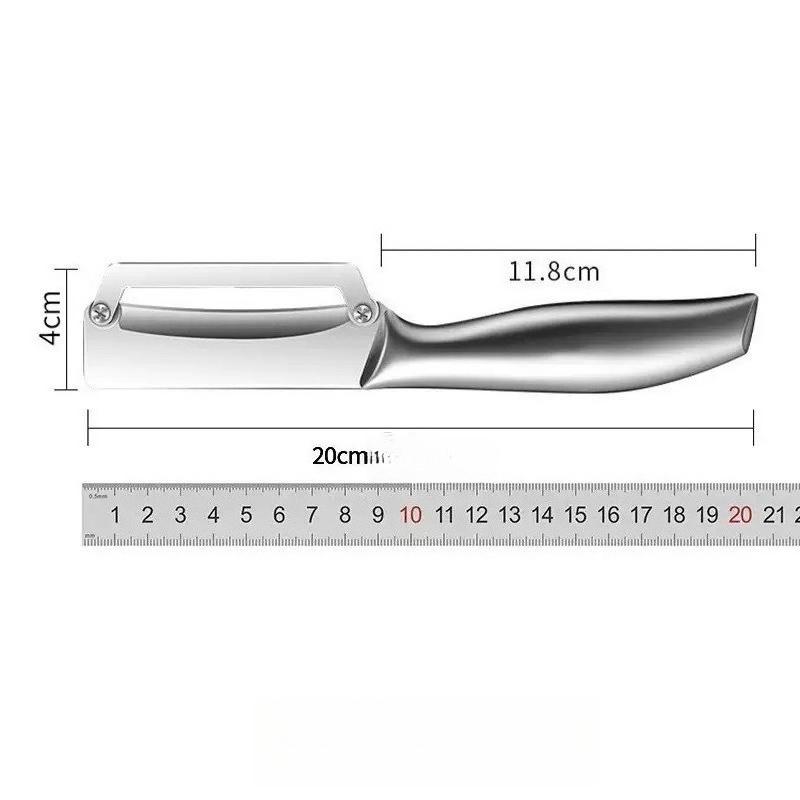 Pineapple Peeling Knife Thickened Stainless Steel Pumpkin Skin Peeler Kitchen Special Paring Tools Home Sugar Cane Paring Knife