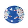 KISSYO Kutani Ware Ceramic Featuring a Cherry Blossom A Beautiful and Vibrant Suitable for Use with ClickPost Japanese-made Plate, 9.5cm, Design.