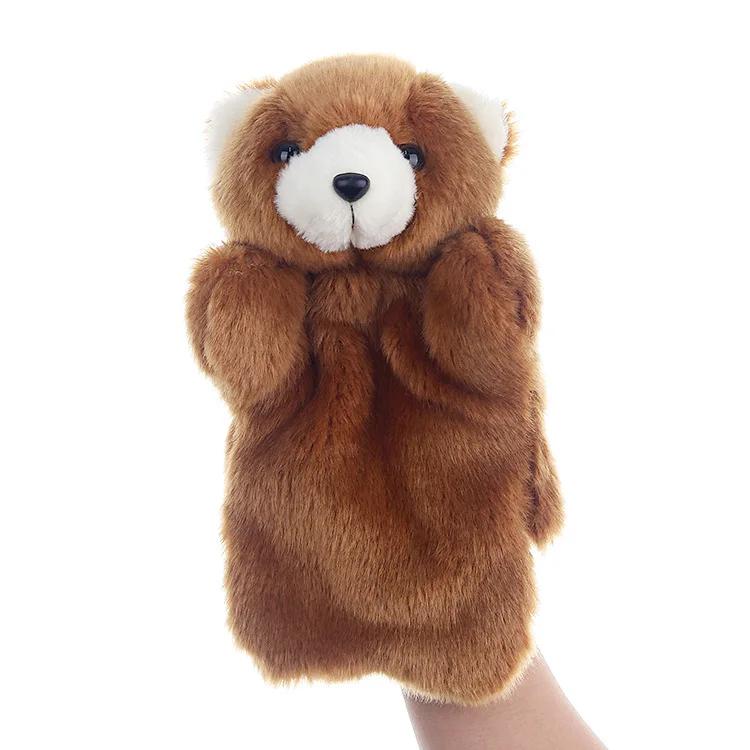 25cm Animal Hand Puppet Plush Toys Baby Educational Hand Finger Puppets Animal Stuffed Doll Toy Telling Story Kids Children Gift