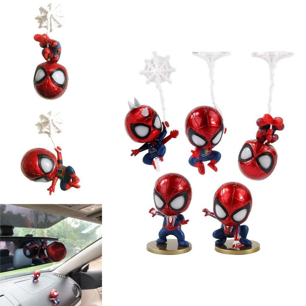 Realistic Spider-man Shaking Head Figures Perfect For Desk Display