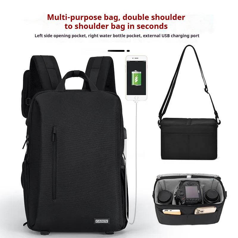 Backpacks Double Shoulder Camera Bag Large Capacity 900D SLR Camera Bag Multi-Function Stabilizer Storage Bag