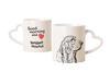 Basset Hound - Cup with a Dog, Adorable Cup with a Heart-shaped Handle, Universal Gift from the Brand