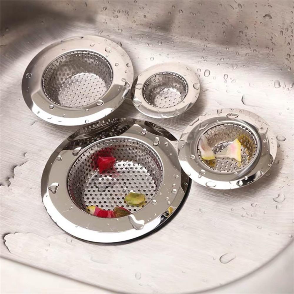 Anti-clogging Stainless Steel Sink Strainer Mesh Fine Mesh Sink Strainer Filter   Drainage