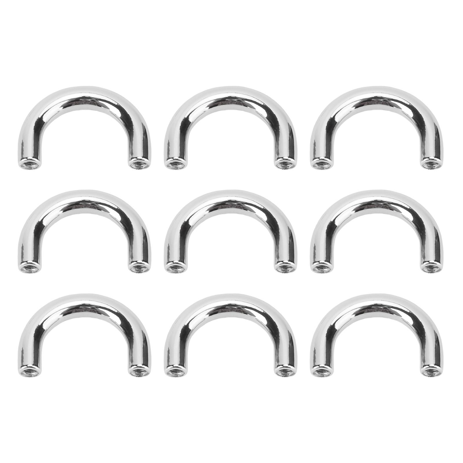 20 Jeux Boucles de Connecteur D Alliage de Zinc et Fer Multifonctionnelles Placage Électrolytique Pont en Arc Boucle D